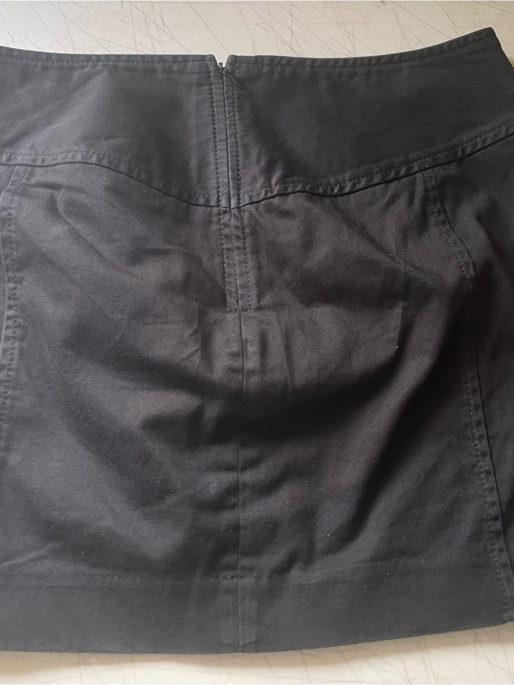 Express Black Mini Skirt size 6 lined - Picture 9 of 13